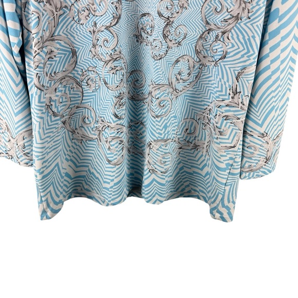 J.McLaughlin Catalina Cloth Geometric Print Top XL - Picture 5 of 7